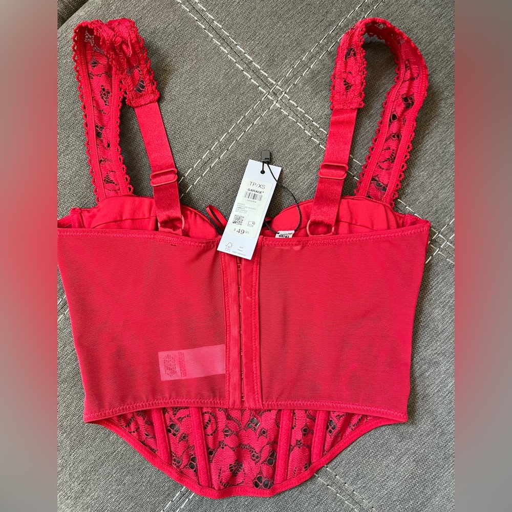 Garage Rodeo Lace Bustier - Picture 2 of 4